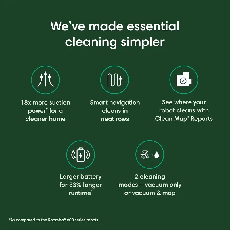 iRobot Roomba Robot Vacuum and Mop Combo (Y0140), Multi-Surface Cleaning, Smart Navigation Cleans,Self-Charging,Works with Alexa - Image 3