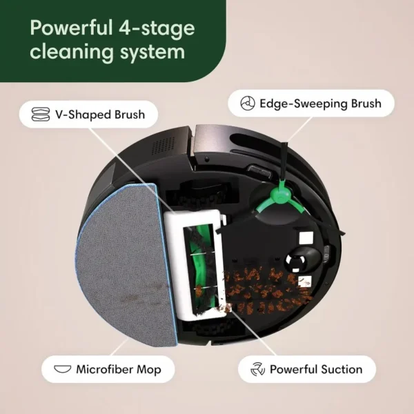 iRobot Roomba Robot Vacuum and Mop Combo (Y0140), Multi-Surface Cleaning, Smart Navigation Cleans,Self-Charging,Works with Alexa - Image 5