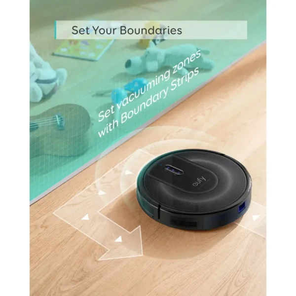 Robot vacuum cleaner with home mapping, 2000Pa suction, Wi-Fi， boundary zone - Image 5