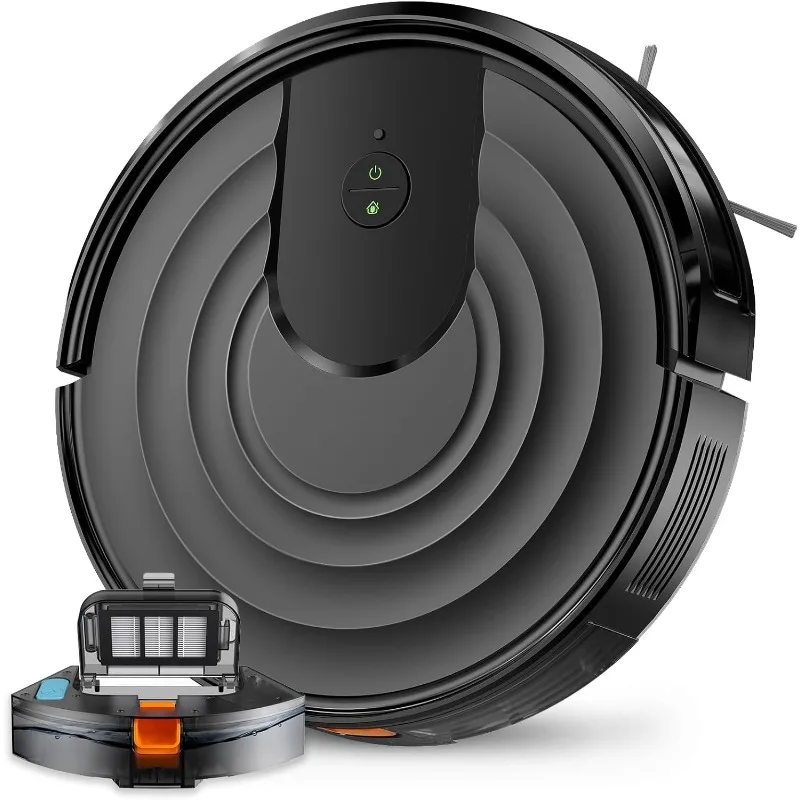 Robot Vacuum & Mop Combo 2 in 1 Mopping Robot Vacuum Cleaner w/ Schedule WiFi/Alexa/App Smart Self-Charging Robotic Vacuum 650mL